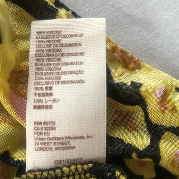 Free People Women's Love Letter Floral Print Tunic Black Size XS - Picture 15 of 17